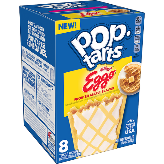 Pop Tarts Eggo Frosted Maple Flavour - 8pk