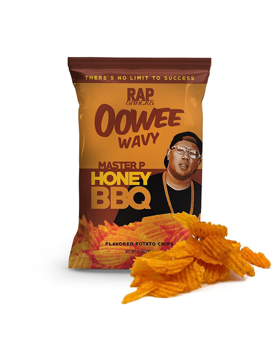 Rap Snacks  Honey BBQ Oowee Wavy MASTER P - 71g