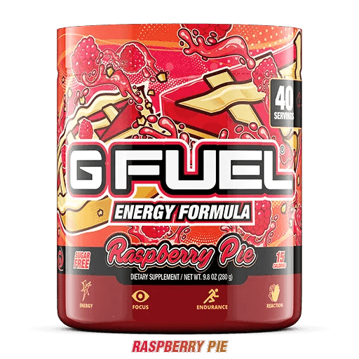 Gfuel Raspberry Pie Flavour Energy Formula Tub - 280g USA