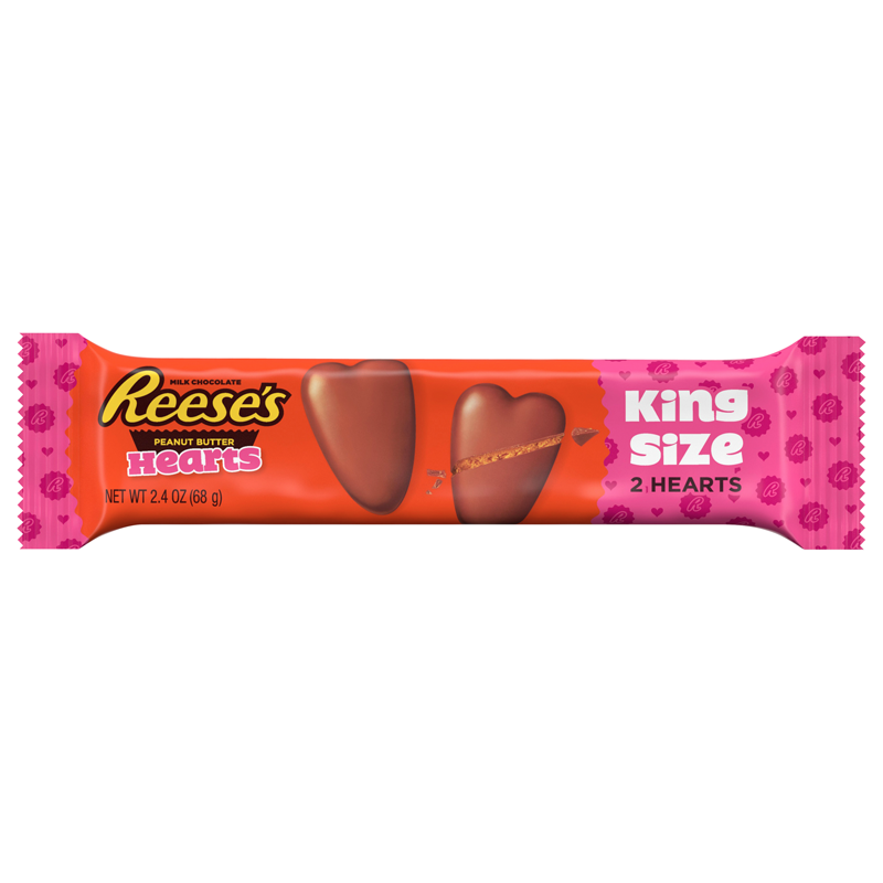 Reeses Peanut Butter Hearts KING SIZE - 68g