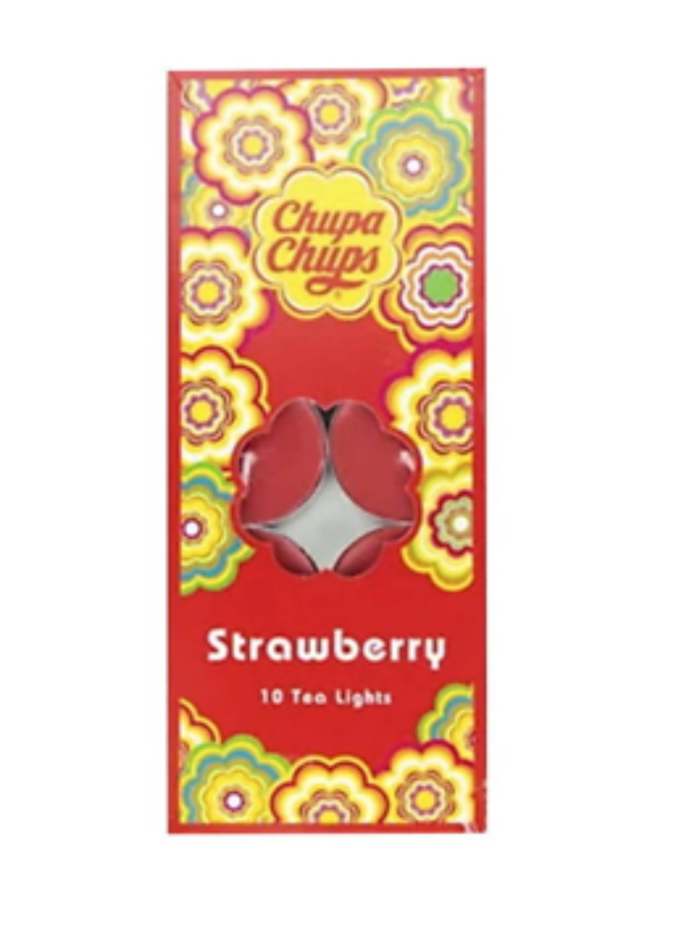 Chupa Chups Strawberry Tea Light Candles - 10pk