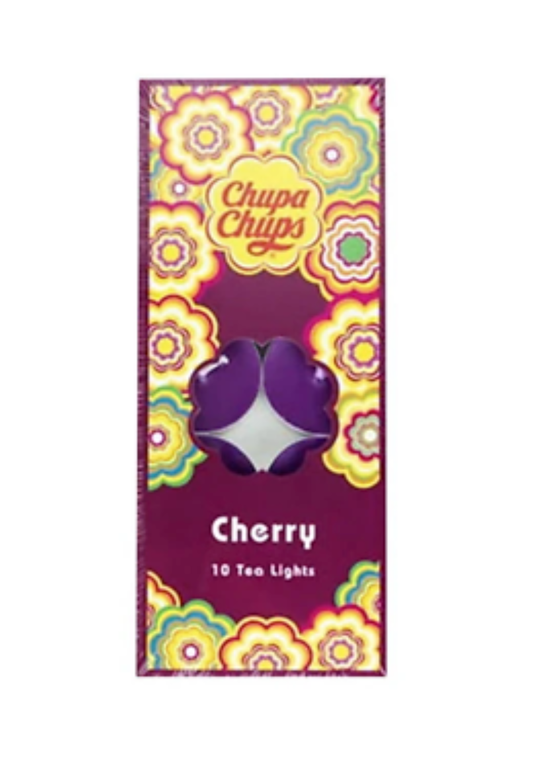 Chupa Chups Cherry Tea Light Candles - 10pk