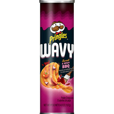 Pringles Wavy Sweet & Spicy BBQ - 137g