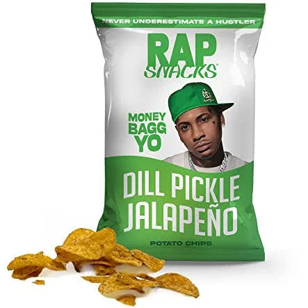 Rap Snacks Dill Pickle Jalapeno Money Bagg Yo - 71g
