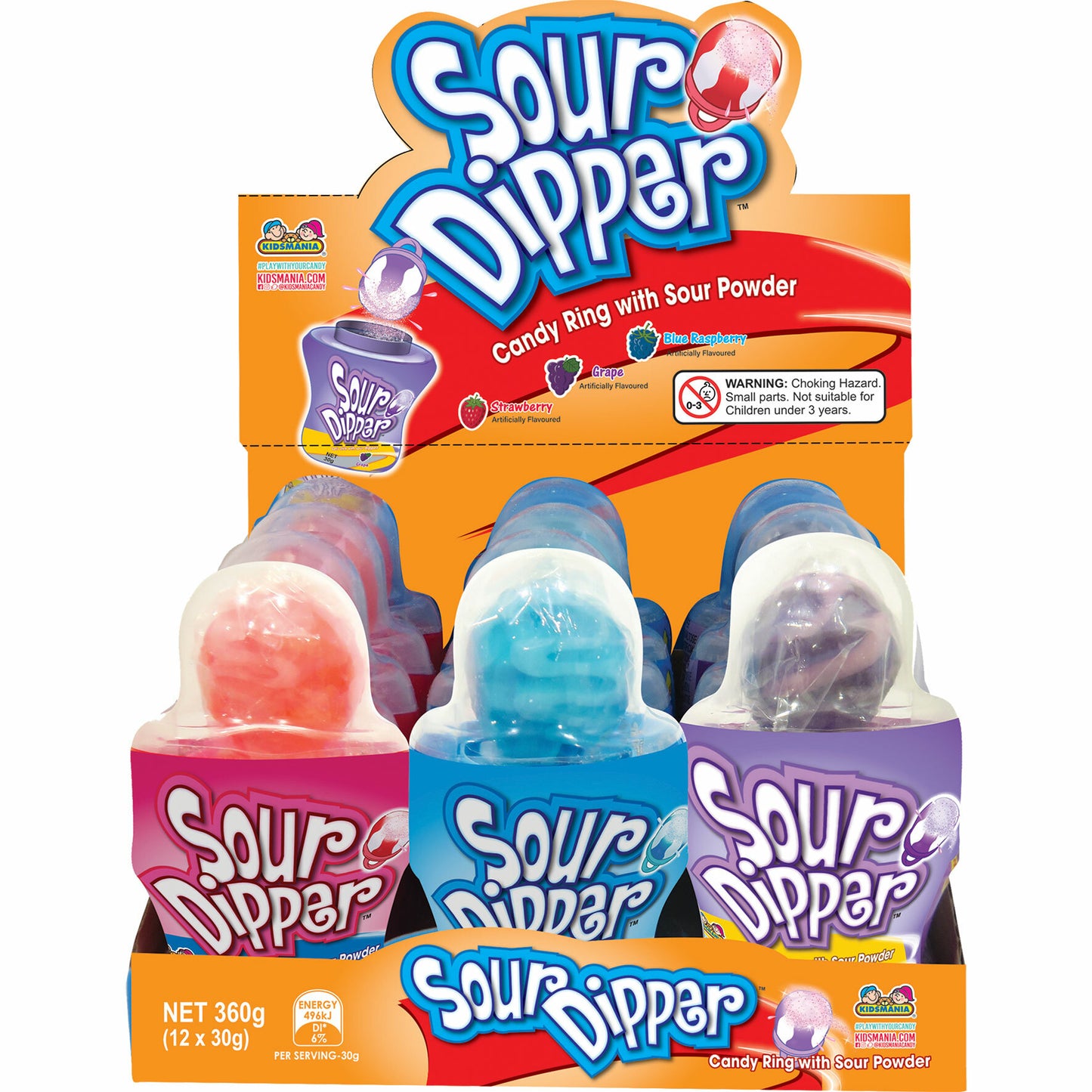 Kidsmania Sour Dipper ASSORTED - 30g