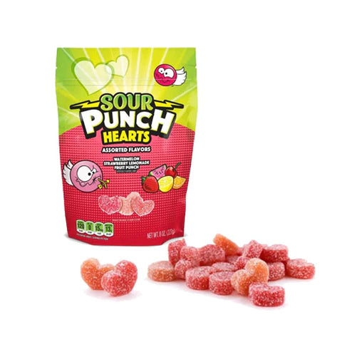 Sour Punch Hearts - 227g