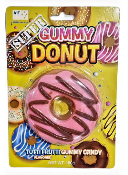 Super Gummy Candy Donut Tutti Fruity - 150g