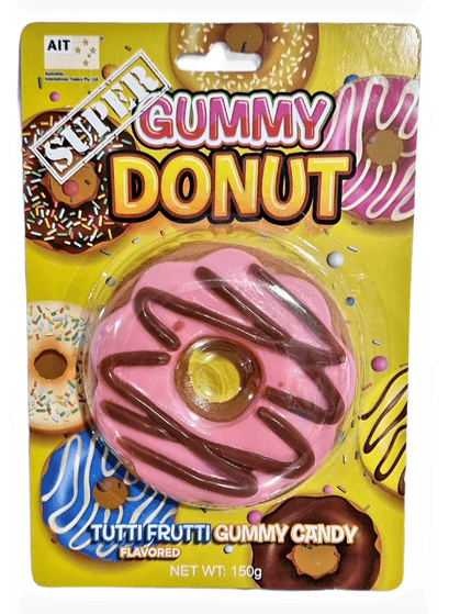 Super Gummy Candy Donut Tutti Fruity - 150g