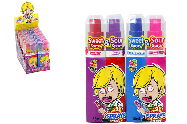 Fun Frenzy 2 Sprays Candy Sweet & Sour - 16ml

ASSORTED