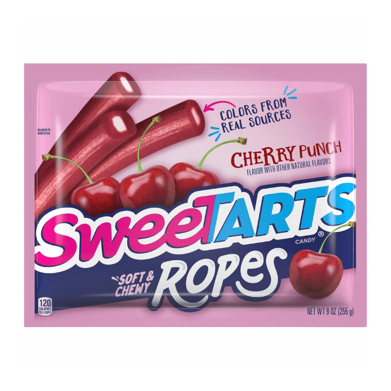 SweeTarts Cherry Punch Ropes  - 99g SHARE PACK