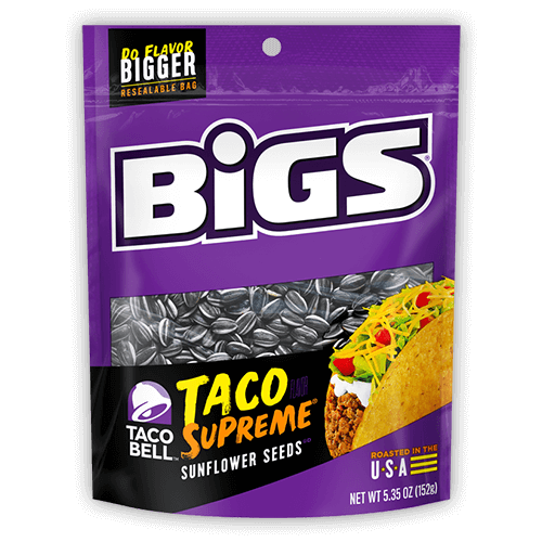 Bigs Taco Bell Sunflower Seeds - 150g