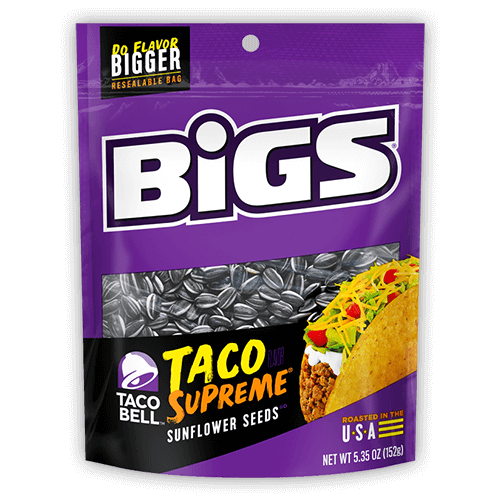 Bigs Taco Bell Sunflower Seeds - 150g