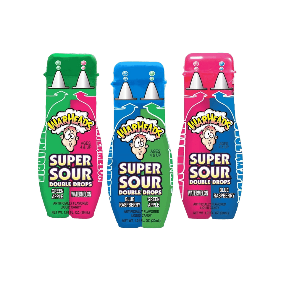 Warheads Super Sour Double Drops - Assorted  30ml