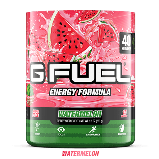 Gfuel Watermelon Flavour Energy Formula Tub - 280g USA